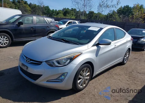 2015 Hyundai Elantra Se/Sport/Limited из США, поврежденный, VIN KMHDH4AE6FU284212